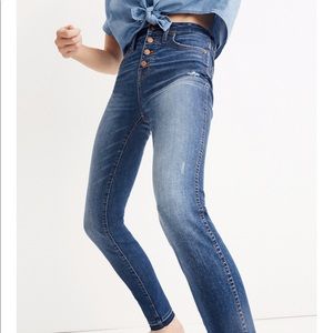 Madewell 10” High Rise Skinny Jeans